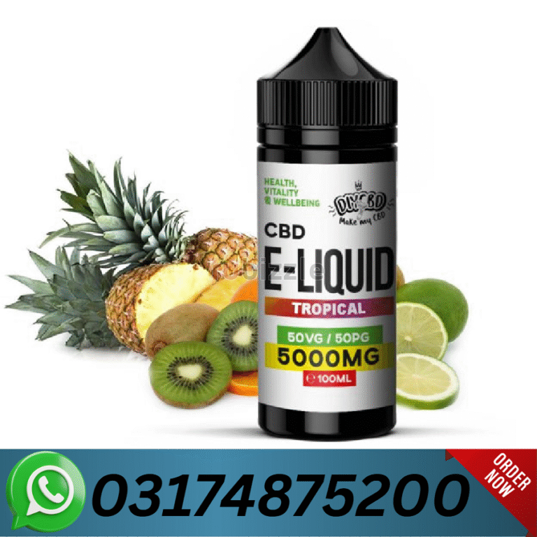 CBD E-Liquid 5000mg Tropical Best CBD Vape Oil In Karachi=03174875200